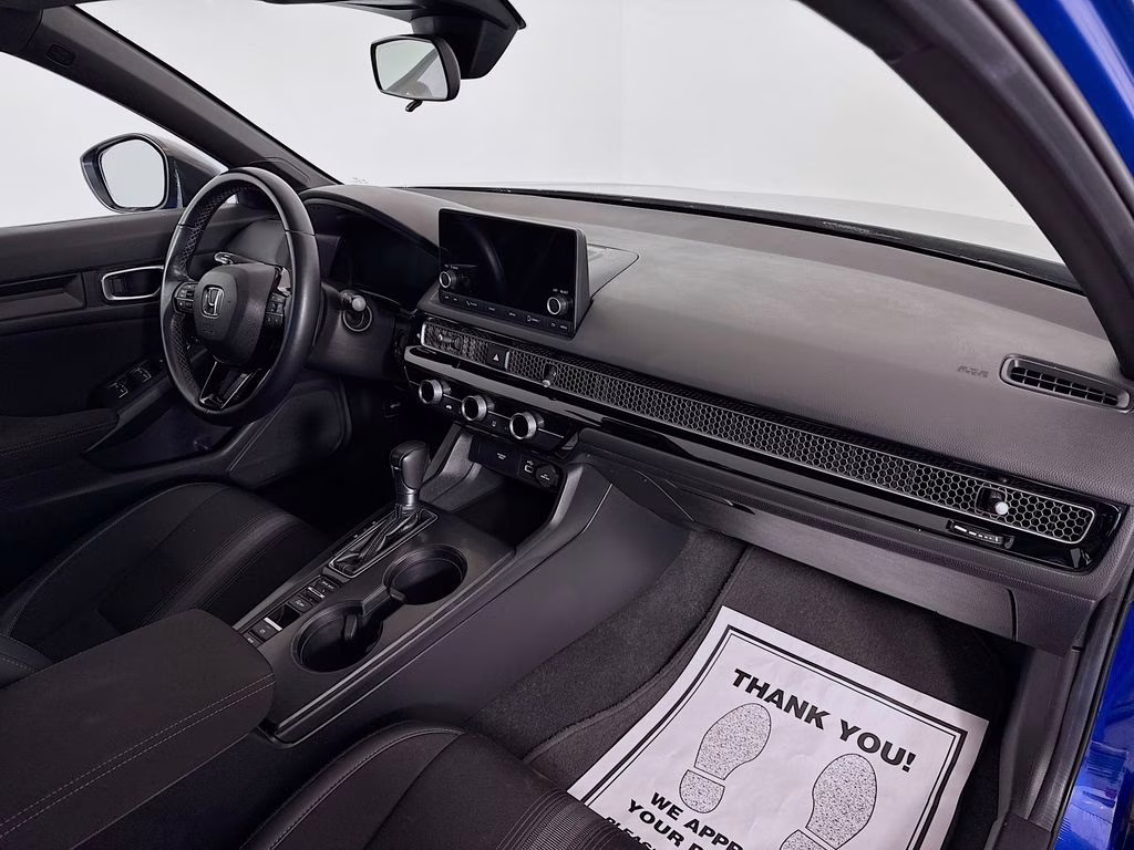 2024 Blue Honda Civic Sport FWD Sedan