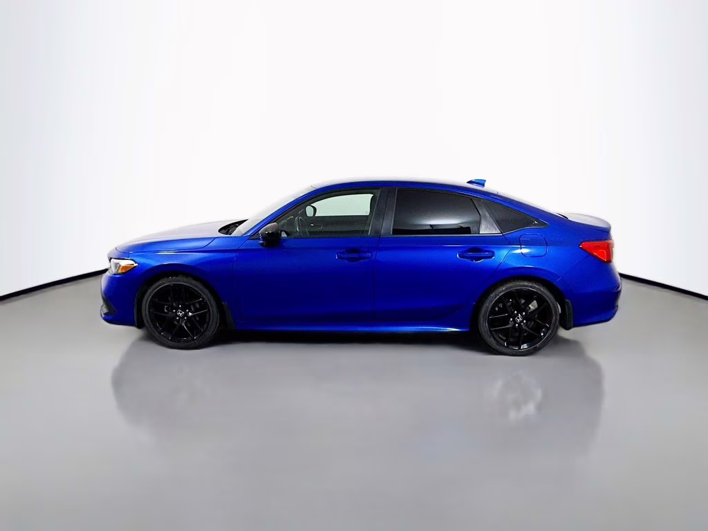 2024 Blue Honda Civic Sport FWD Sedan