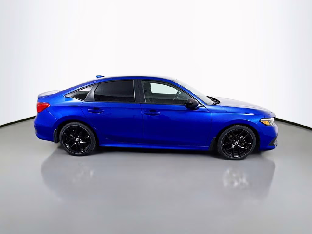 2024 Blue Honda Civic Sport FWD Sedan