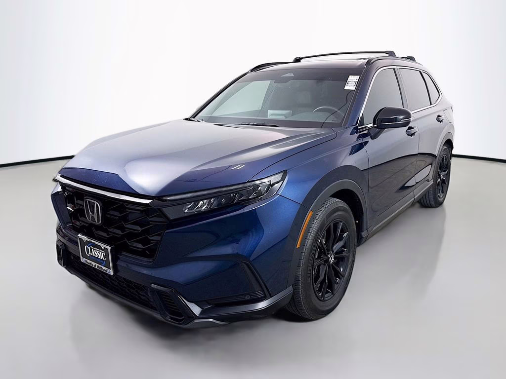 2025 Blue Honda CR-V Hybrid Sport-L FWD SUV