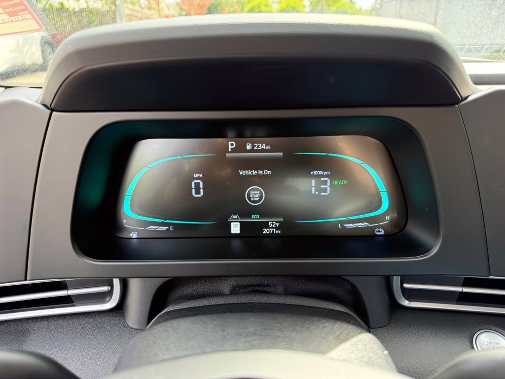 2025 Serenity White Hyundai Elantra Hybrid Blue FWD Sedan