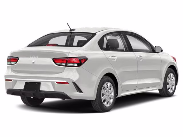 2023 Clear White Kia Rio S FWD Sedan