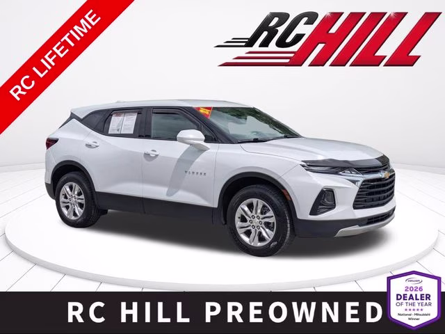 2021 Summit White Chevrolet Blazer LT FWD SUV