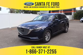 2019 Deep Crystal Blue Mica Mazda CX-9 Touring FWD SUV