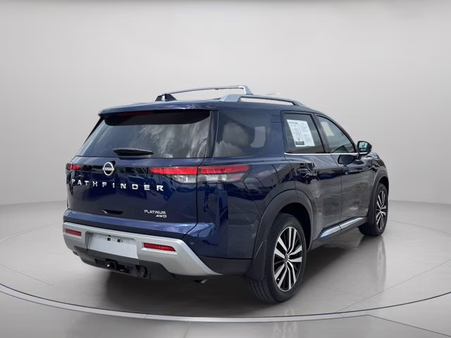 2023 Deep Ocean Blue Pearl Nissan Pathfinder Platinum 4X4 SUV