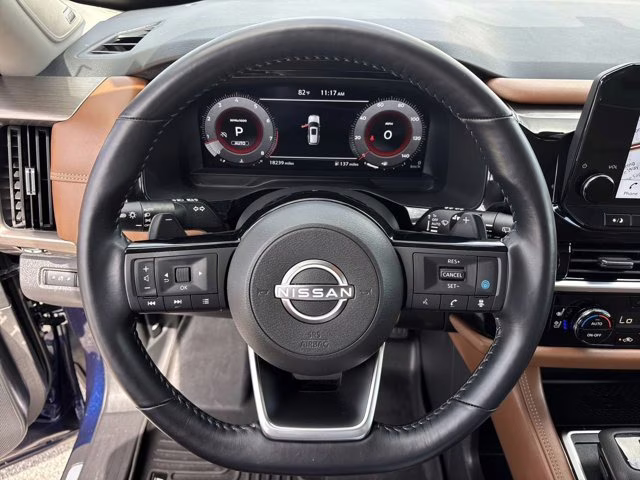 2023 Deep Ocean Blue Pearl Nissan Pathfinder Platinum 4X4 SUV