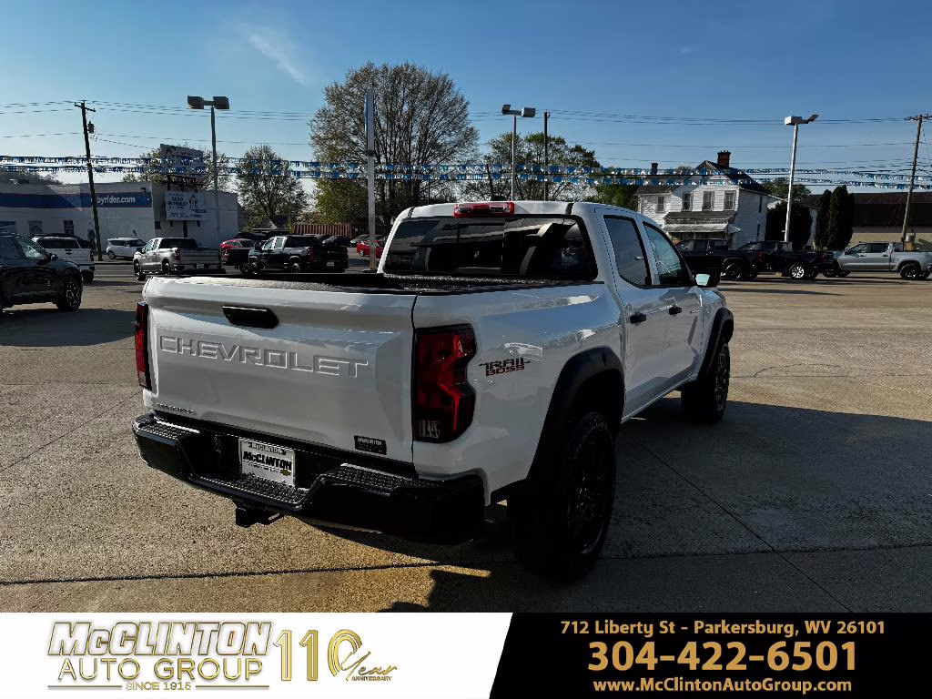 2026 Summit White Chevrolet Colorado 4WD Trail Boss 4X4 Truck