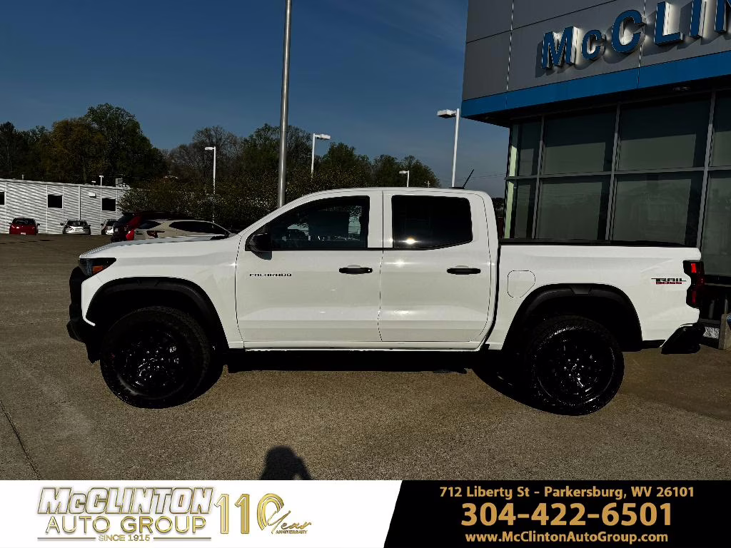 2026 Summit White Chevrolet Colorado 4WD Trail Boss 4X4 Truck