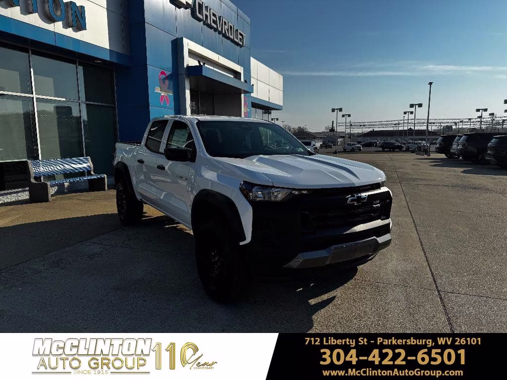 2026 Summit White Chevrolet Colorado Trail Boss 4X4 Truck