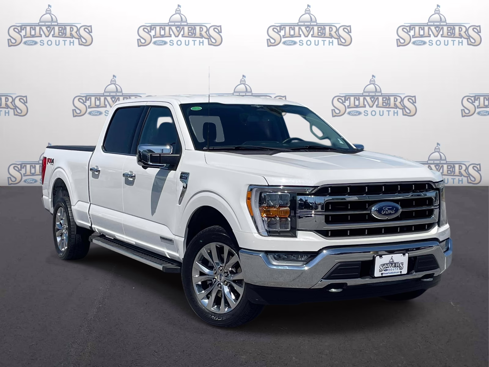 2023 White Metallic Ford F-150 Lariat 4X4 Truck