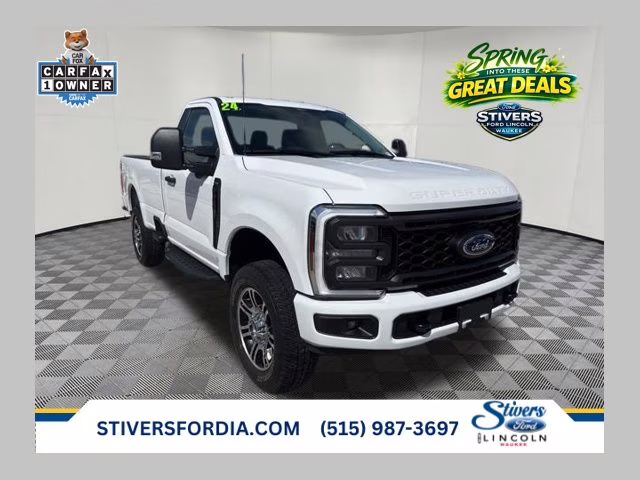 2024 Oxford White Ford Super Duty F-350 SRW XL 4X4 Truck