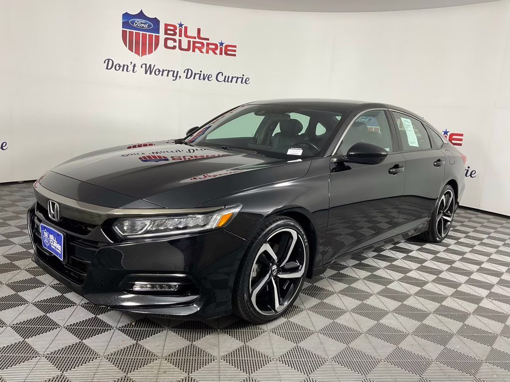 2019 Crystal Black Honda Accord Sport FWD Sedan