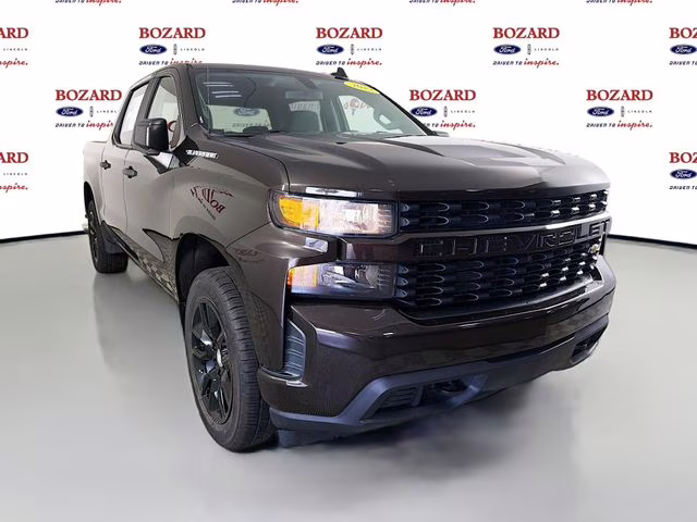 2019 Brown Metallic Chevrolet Silverado 1500 Custom 4X4 Truck
