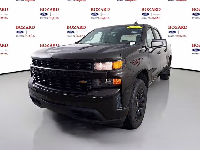 2019 Brown Metallic Chevrolet Silverado 1500 Custom 4X4 Truck
