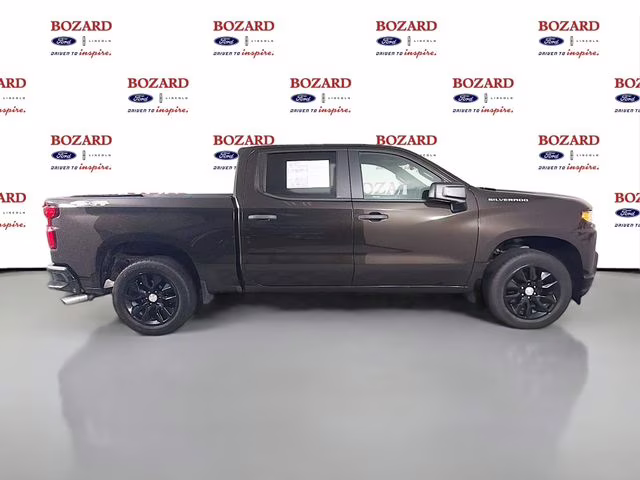 2019 Brown Metallic Chevrolet Silverado 1500 Custom 4X4 Truck