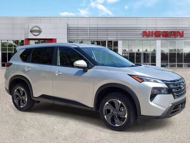 2024 Brilliant Silver Metallic Nissan Rogue SV FWD SUV