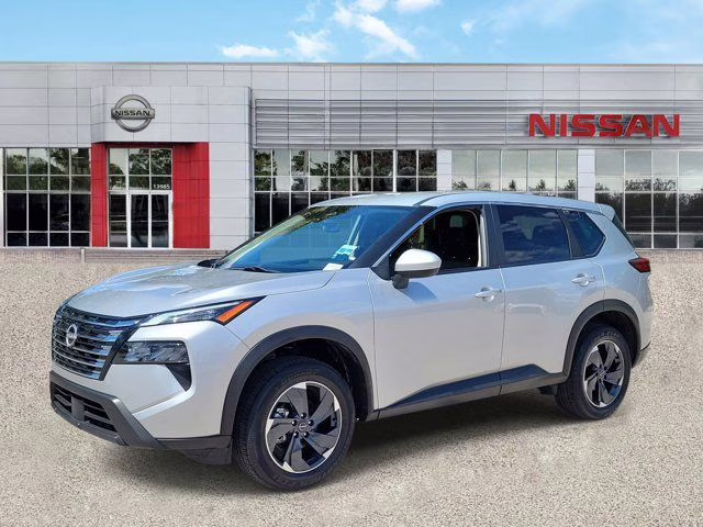 2024 Brilliant Silver Metallic Nissan Rogue SV FWD SUV