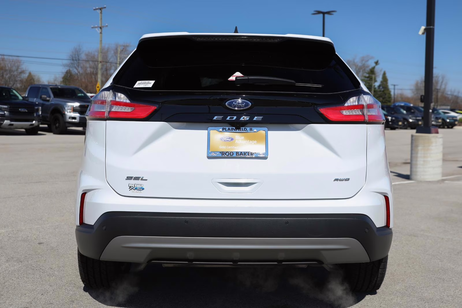 2023 Oxford White Ford Edge SEL AWD SUV