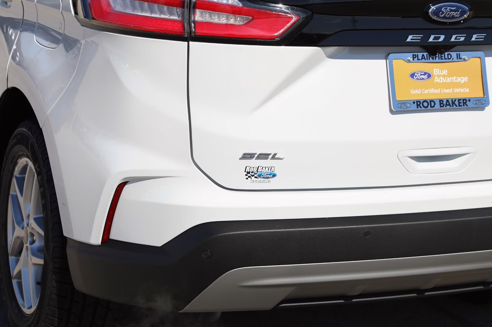 2023 Oxford White Ford Edge SEL AWD SUV