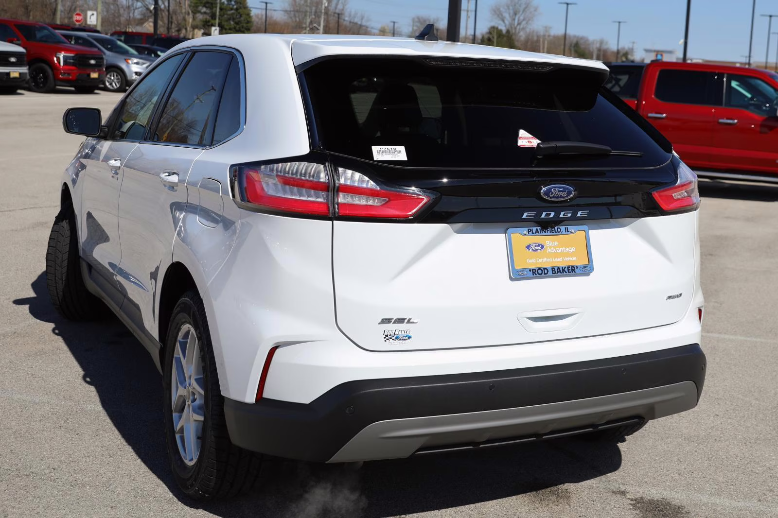2023 Oxford White Ford Edge SEL AWD SUV