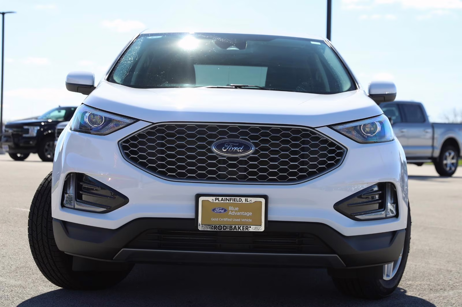 2023 Oxford White Ford Edge SEL AWD SUV