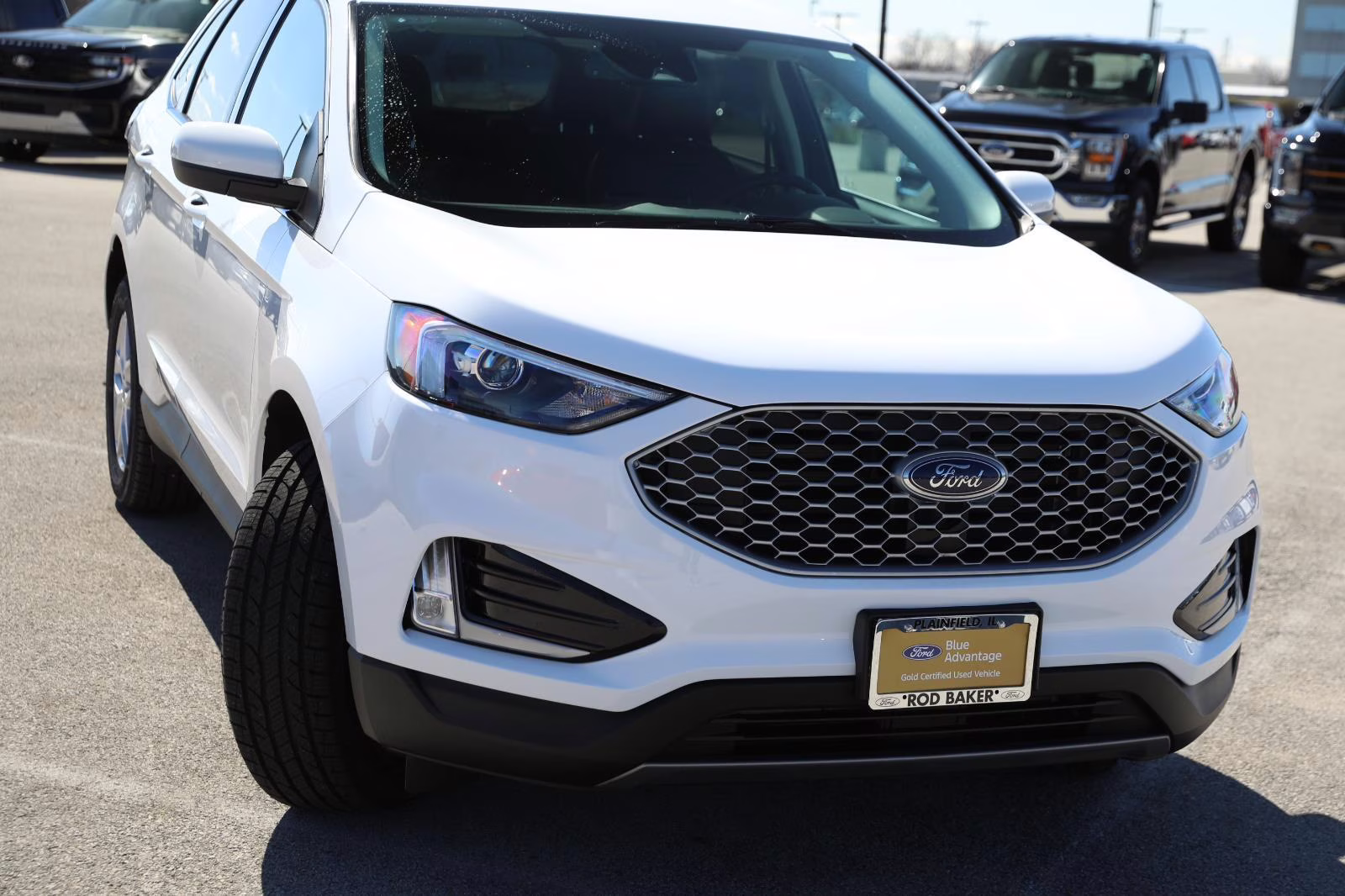 2023 Oxford White Ford Edge SEL AWD SUV