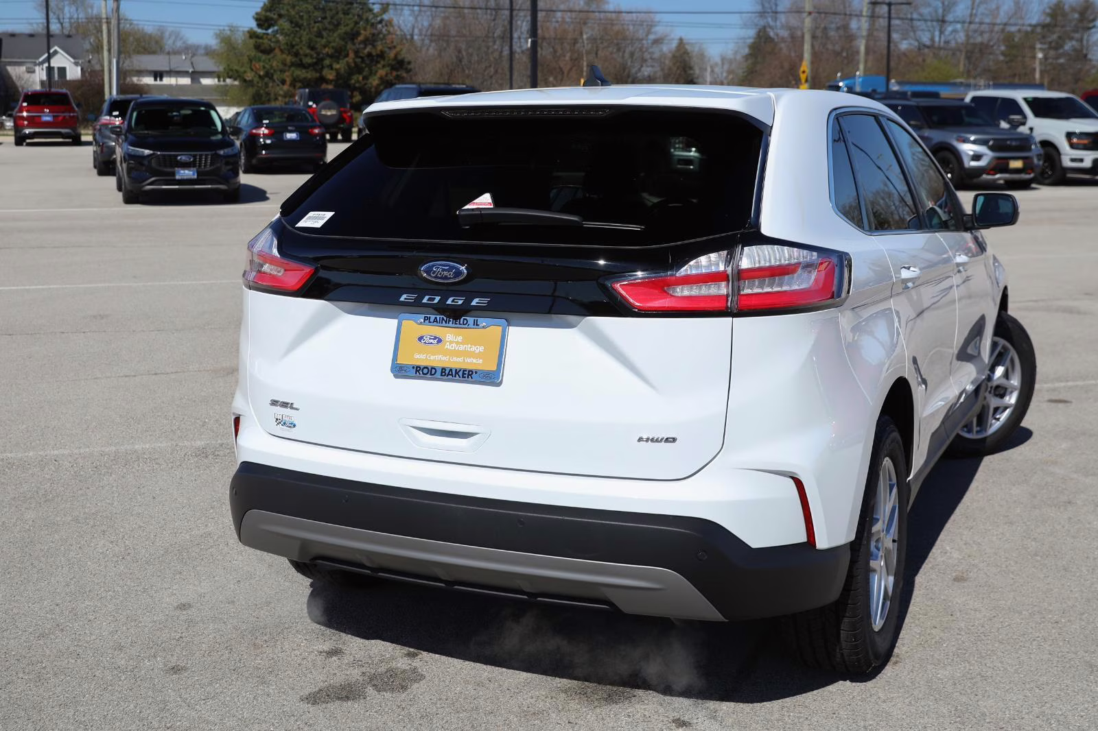 2023 Oxford White Ford Edge SEL AWD SUV