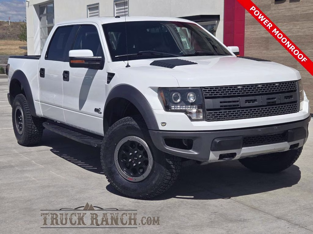 2011 Oxford White Ford F-150 SVT Raptor 4X4 Truck
