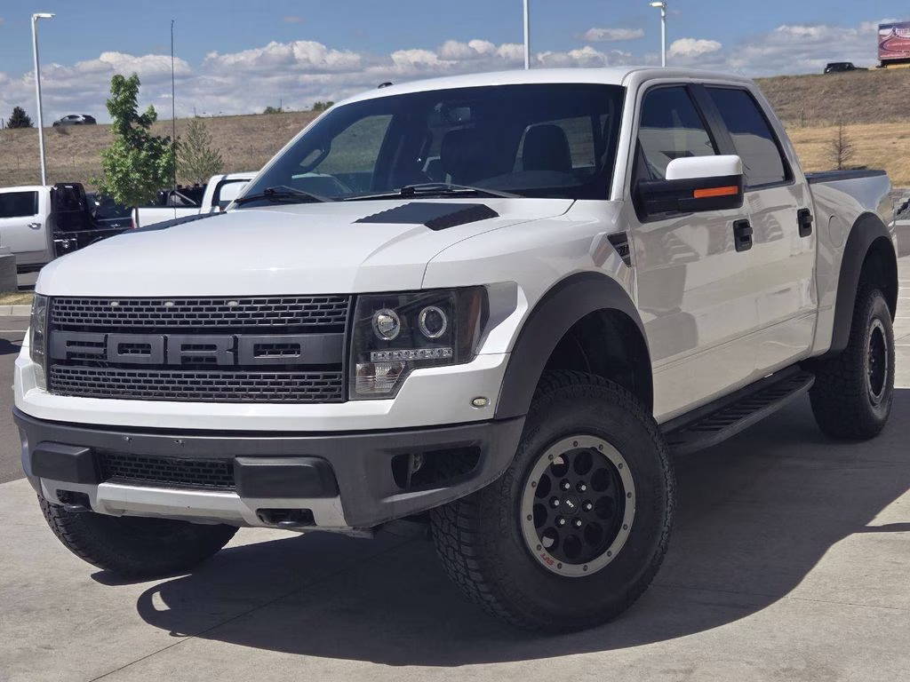 2011 Oxford White Ford F-150 SVT Raptor 4X4 Truck