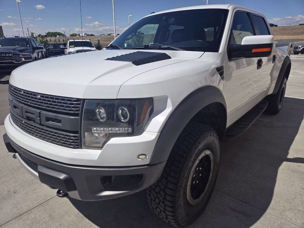 2011 Oxford White Ford F-150 SVT Raptor 4X4 Truck