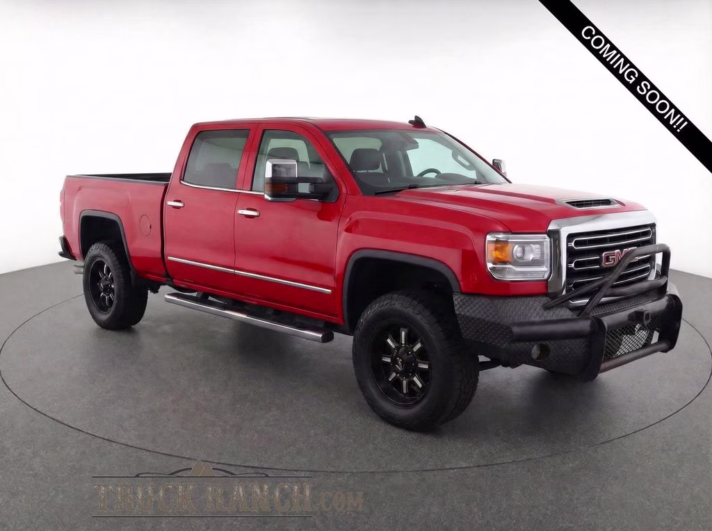 2018 Cardinal Red GMC Sierra 2500HD SLT 4X4 Truck