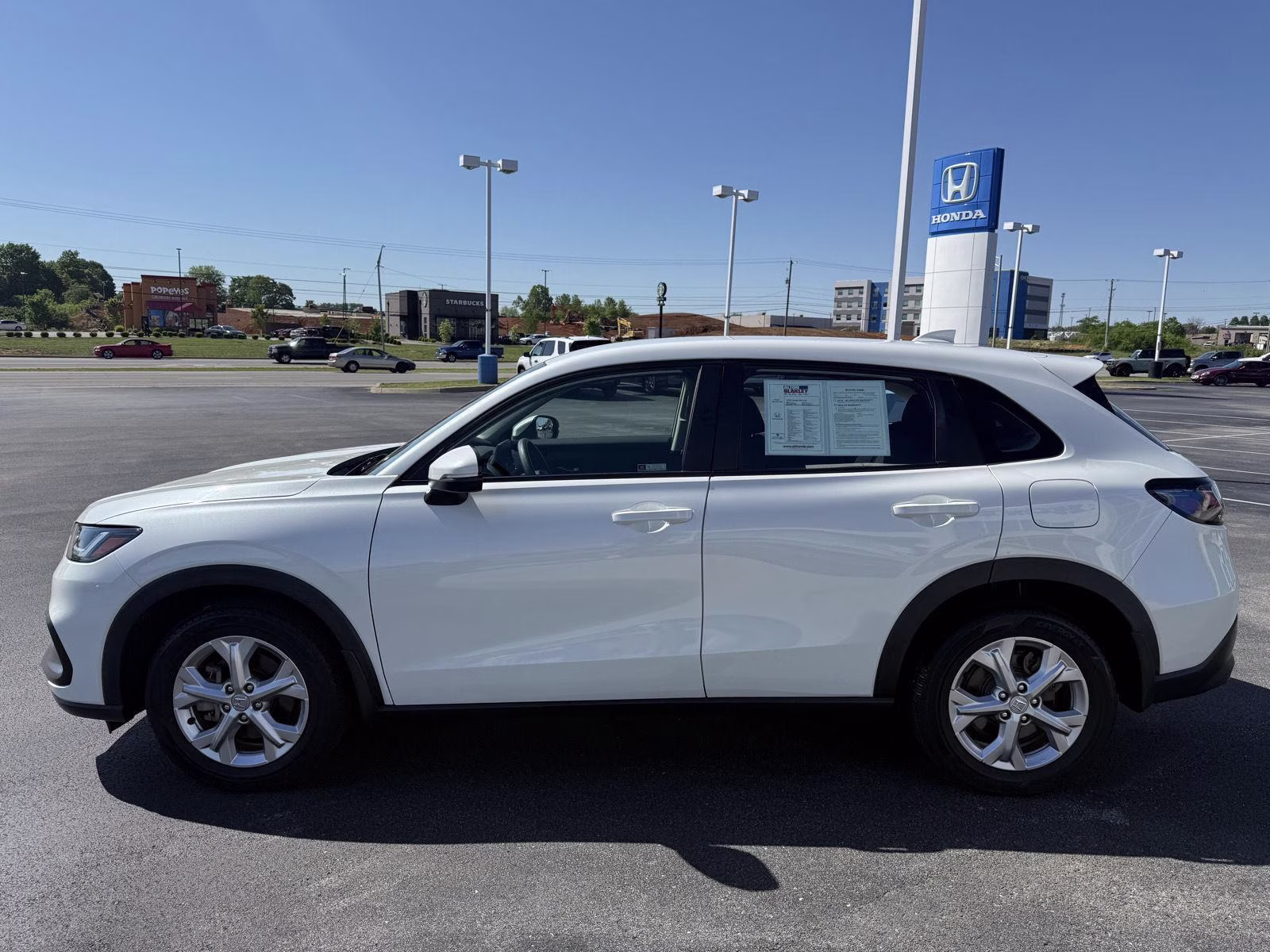 2023 Platinum White Pearl Honda HR-V LX AWD SUV