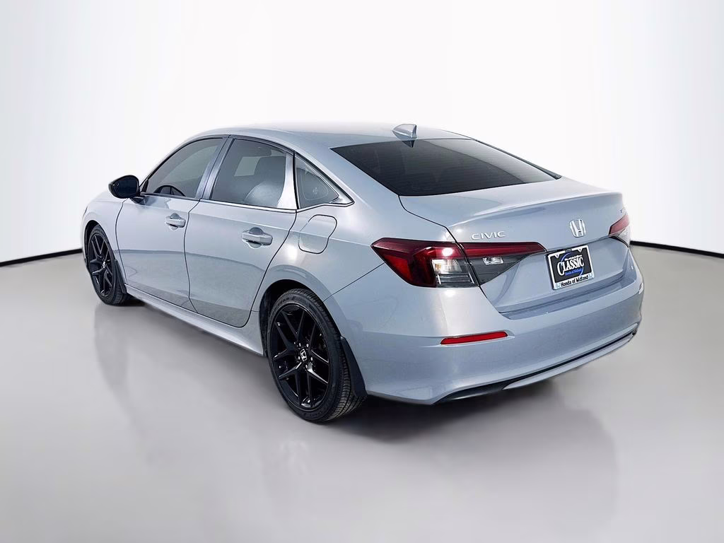 2025 Silver Honda Civic Sport FWD Sedan