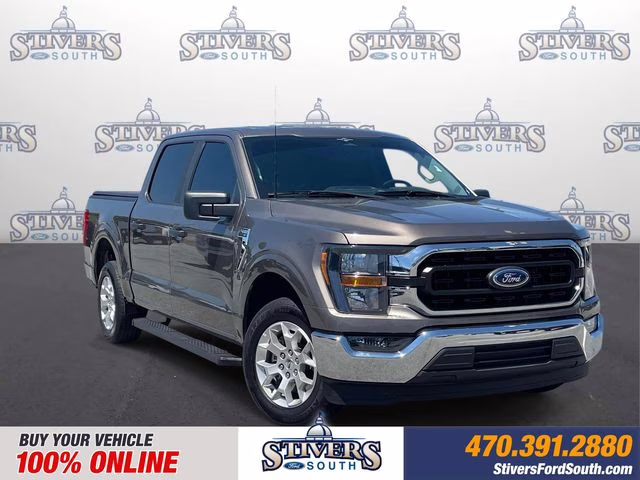 2023 Stone Gray Metallic Ford F-150 XLT RWD Truck