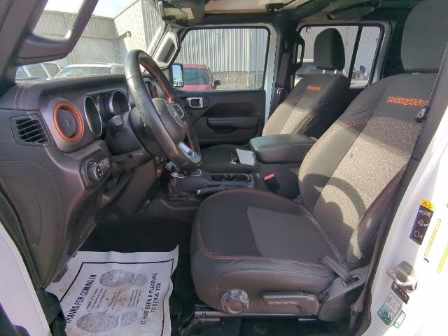 2022 Bright White Clearcoat Jeep Gladiator Mojave 4X4 Truck