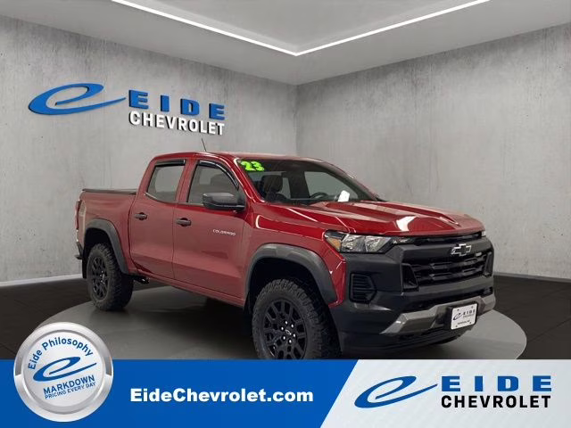 2023 Radiant Red Tintcoat Chevrolet Colorado Trail Boss 4X4 Truck