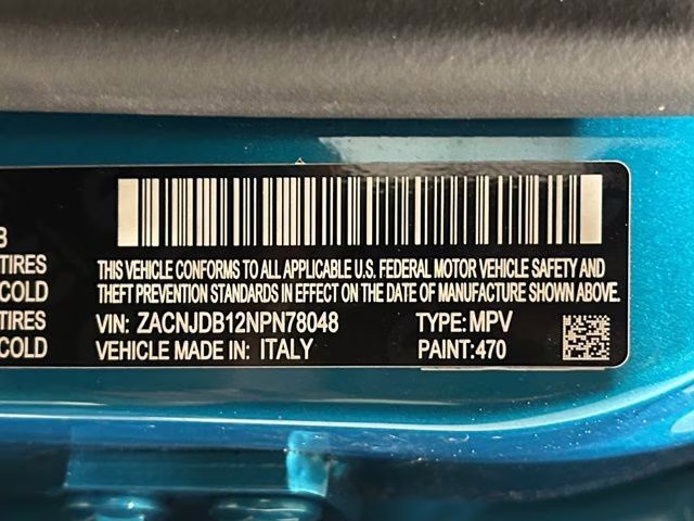 2022 Bikini Metallic Clearcoat Jeep Renegade Latitude 4X4 SUV