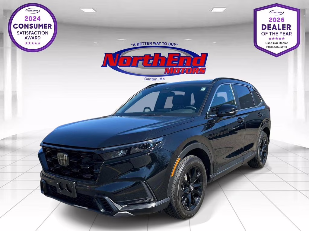 2024 Black Honda CR-V Hybrid Sport-L AWD SUV