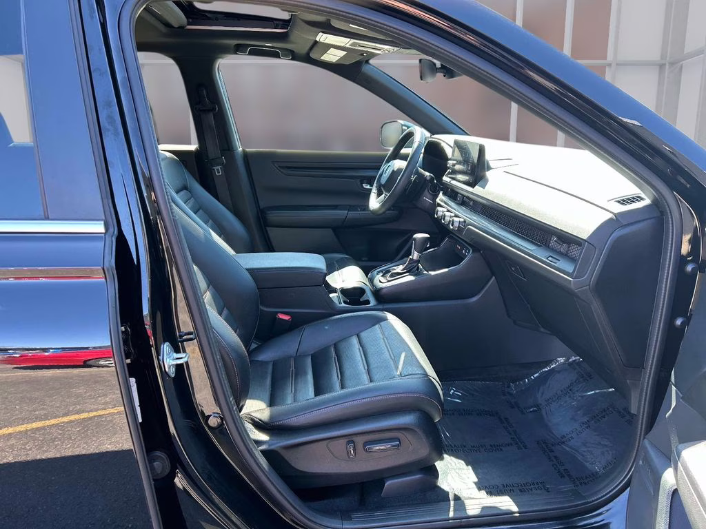 2024 Black Honda CR-V Hybrid Sport-L AWD SUV