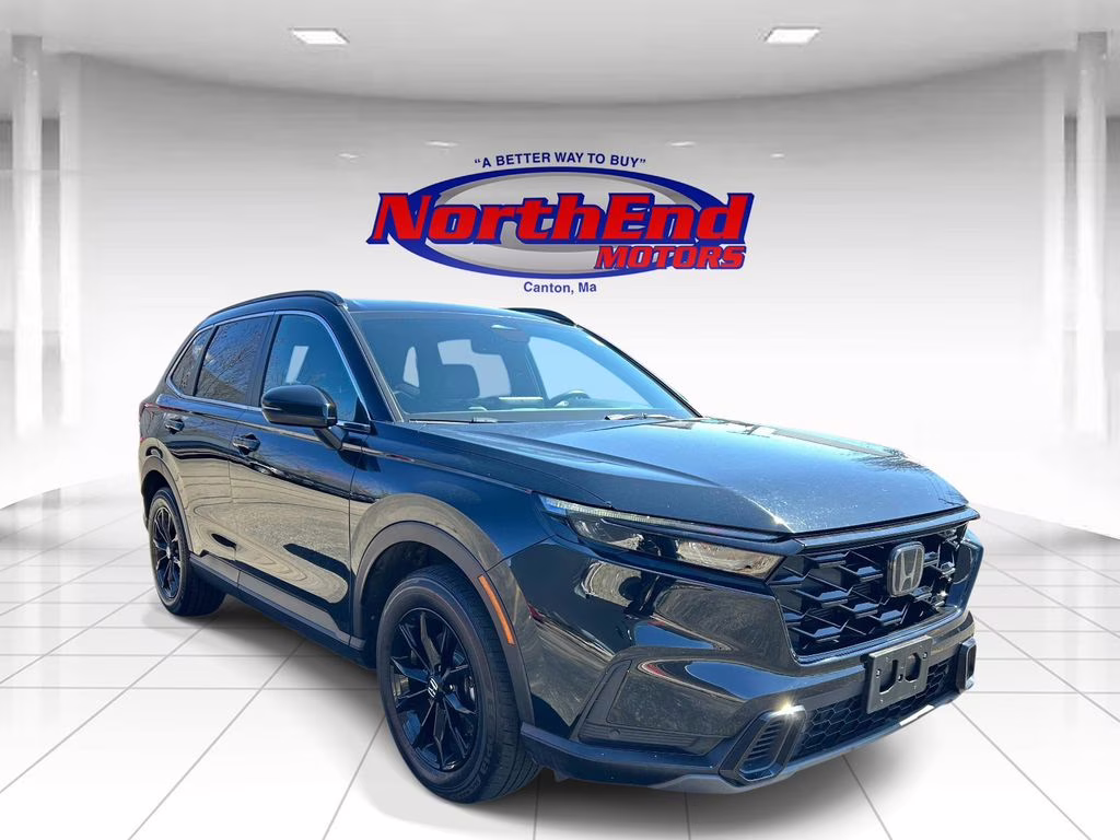 2024 Black Honda CR-V Hybrid Sport-L AWD SUV