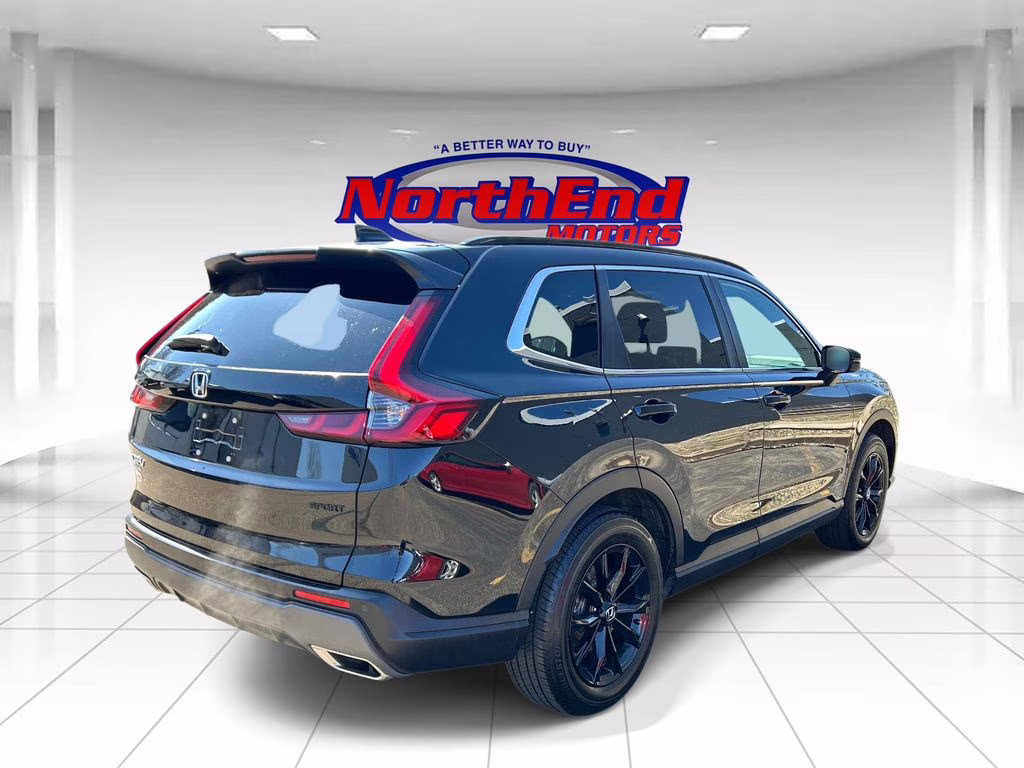 2024 Black Honda CR-V Hybrid Sport-L AWD SUV