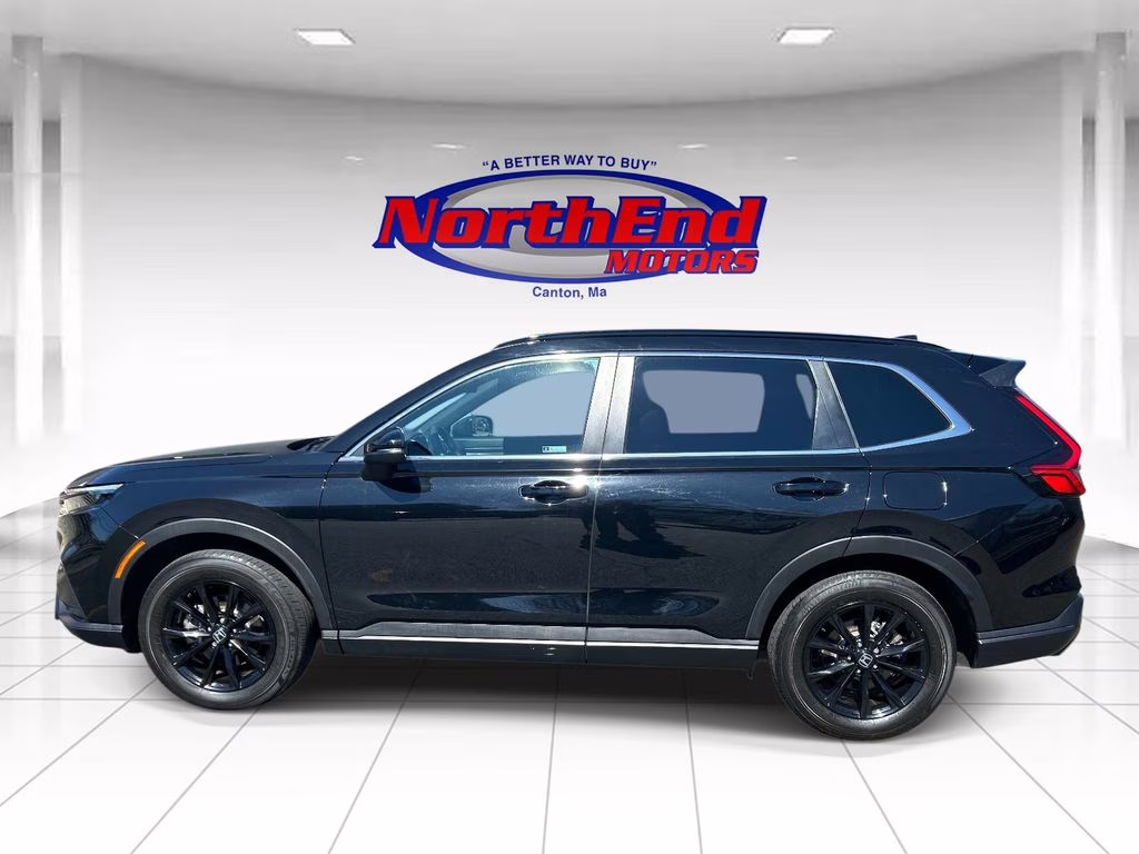 2024 Black Honda CR-V Hybrid Sport-L AWD SUV