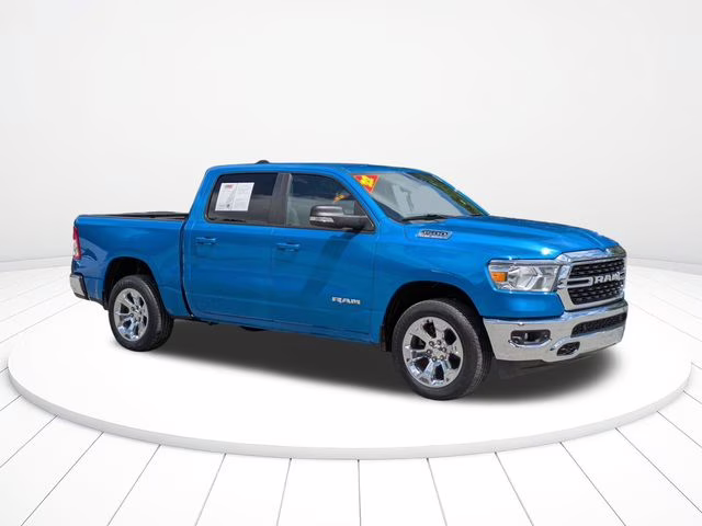 2022 Hydro Blue Pearlcoat Ram 1500 Big Horn/Lone Star 4X4 Truck