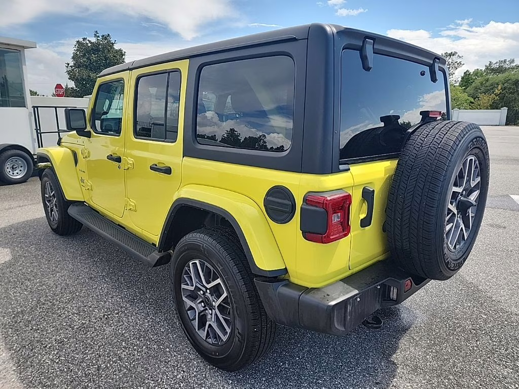 2024 Yellow Jeep Wrangler Sahara 4X4 SUV