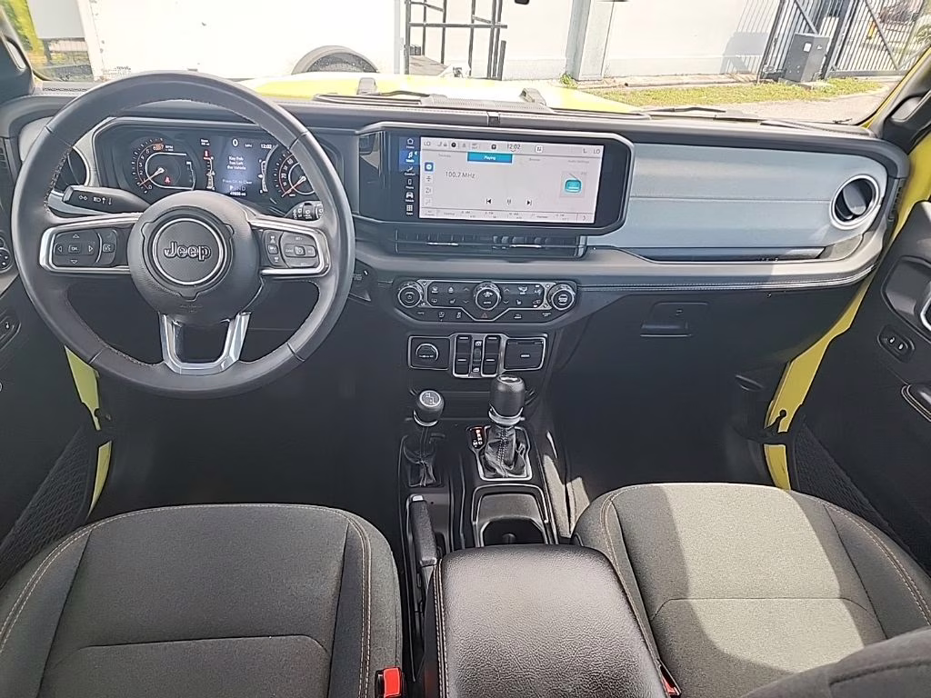 2024 Yellow Jeep Wrangler Sahara 4X4 SUV