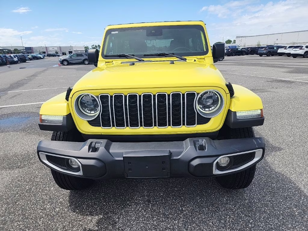 2024 Yellow Jeep Wrangler Sahara 4X4 SUV