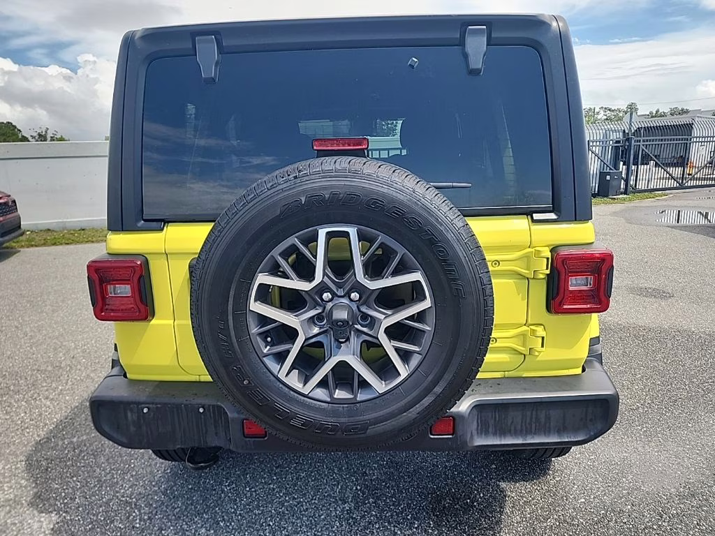 2024 Yellow Jeep Wrangler Sahara 4X4 SUV