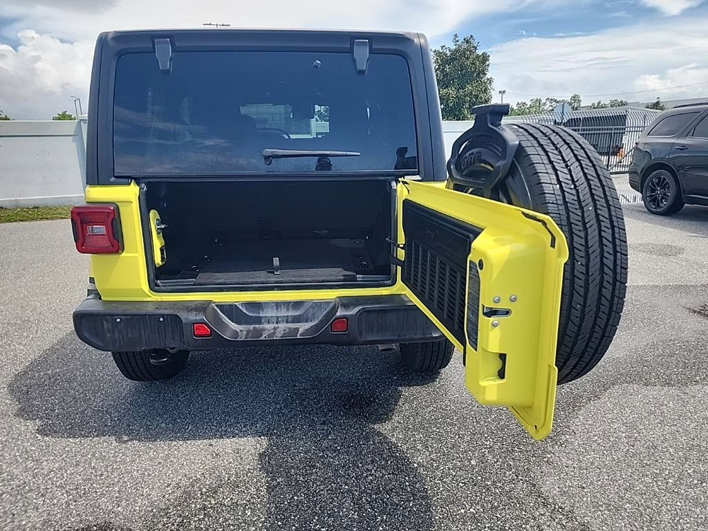 2024 Yellow Jeep Wrangler Sahara 4X4 SUV