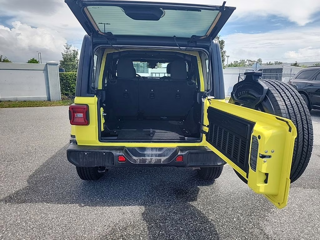2024 Yellow Jeep Wrangler Sahara 4X4 SUV
