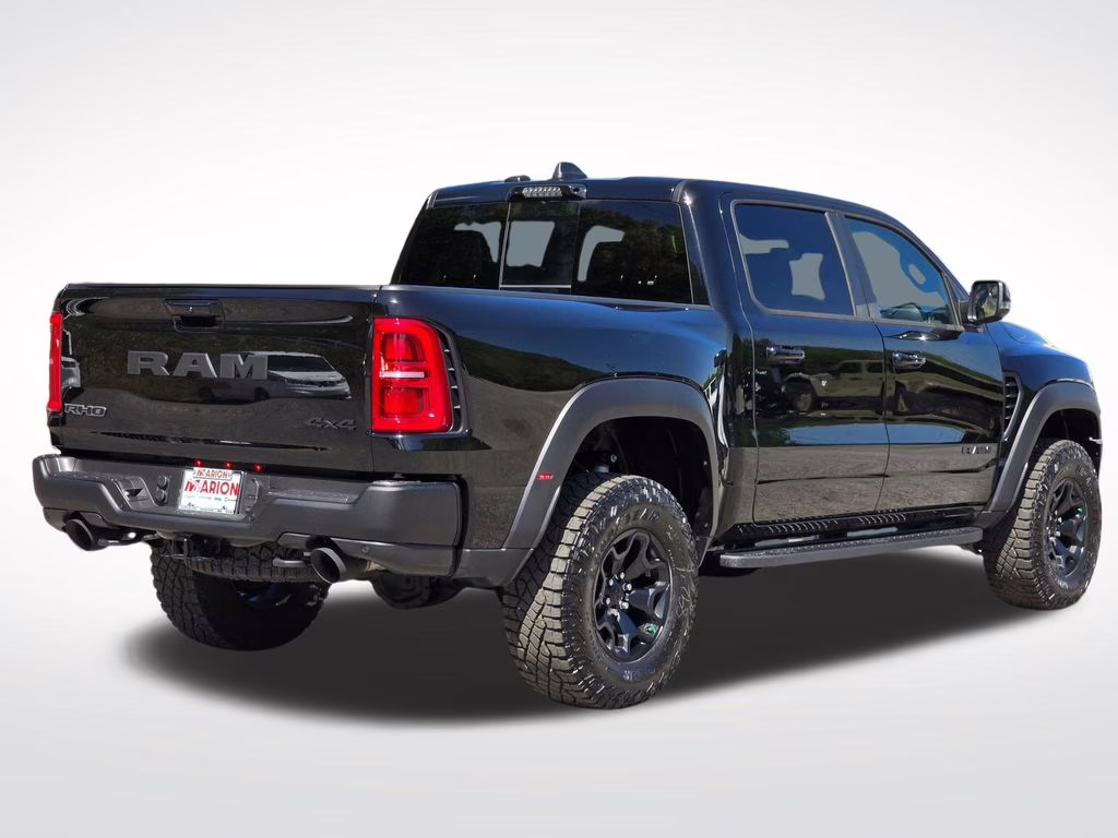 2026 Diamond Black Crystal Pearlcoat Ram 1500 RHO 4X4 Truck